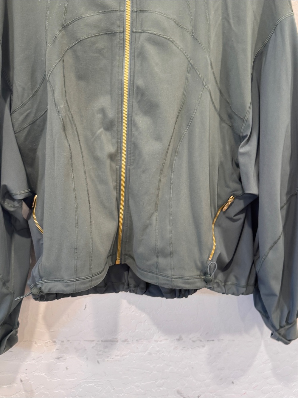Lululemon Define Relaxed Fit Jacket Womens 4 Green Full Zip Oversized - Picture 3 of 7